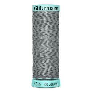 Gutermann Silk R 753 #700 GREY, Top Stitch / Sewing Thread 30m Spool