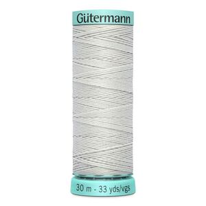 Gutermann Silk R 753 #8 CLOUDY GREY, Top Stitch / Sewing Thread 30m Spool