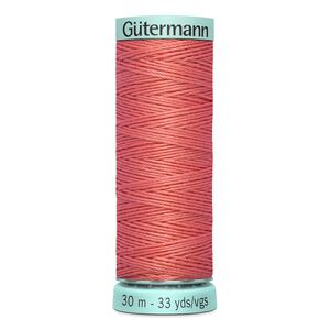Gutermann Silk R 753 #896 PINK CORAL, Top Stitch / Sewing Thread 30m Spool
