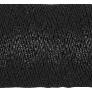 Gutermann Sew-All Thread rPET #000 BLACK, 100% Recycled Polyester, 200m Spool
