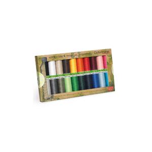 Gutermann rPet Sew-All 100m Thread 20 Reels 100% Recycled Polyester- Polular Colours