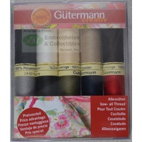 GUTERMANN, Sew All Thread 10 x 100m Spool Pack, 100% Polyester