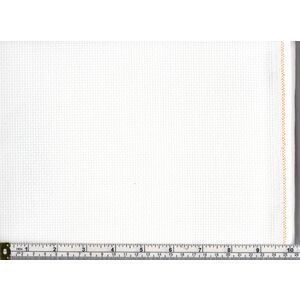 Zweigart 11 Count Aida Cloth White 110cm Wide Per 50cm