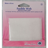 Hemline Iron-On Fusible Web 58cm x 51cm 