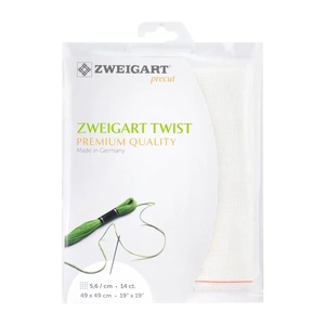 Zweigart Precut Twist Canvas 14 Count 49cm x 49cm