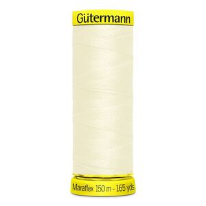 Gutermann Maraflex Elastic Thread 150m #1 IVORY