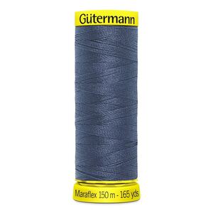 Gutermann Maraflex Elastic Thread 150m #112 PETROL BLUE