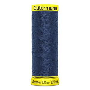 Gutermann Maraflex Elastic Thread 150m #13 NAVY BLUE