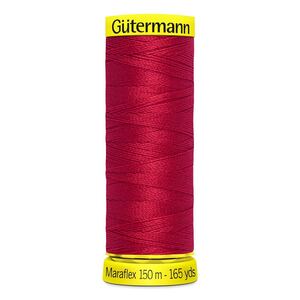 Gutermann Maraflex Elastic Thread 150m #156 BRIGHT RED