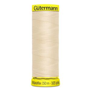 Gutermann Maraflex Elastic Thread 150m #169 NATURAL or CREAM