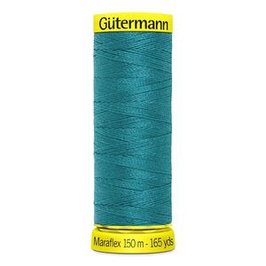 Gutermann Maraflex Elastic Thread 150m #189 VERY DARK TURQUOISE