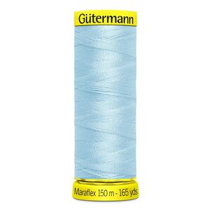 Gutermann Maraflex Elastic Thread 150m #195 PALE BLUE