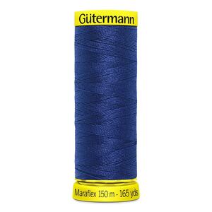 Gutermann Maraflex Elastic Thread 150m #232 DARK ROYAL BLUE