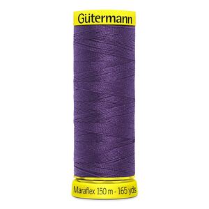 Gutermann Maraflex Elastic Thread 150m #257 DEEP PURPLE