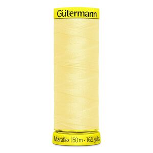 Gutermann Maraflex Elastic Thread 150m #325 CREAMY YELLOW