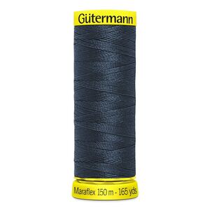 Gutermann Maraflex Elastic Thread 150m #339 VERY DARK NAVY BLUE