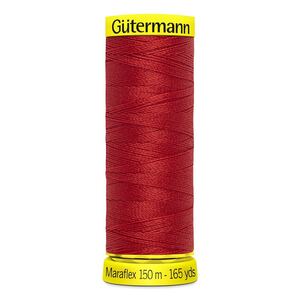 Gutermann Maraflex Elastic Thread 150m #364 BRIGHT RED