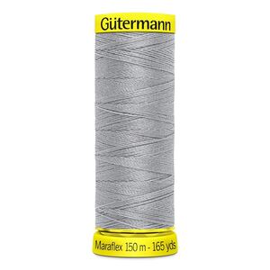 Gutermann Maraflex Elastic Thread 150m #38 LIGHT GREY