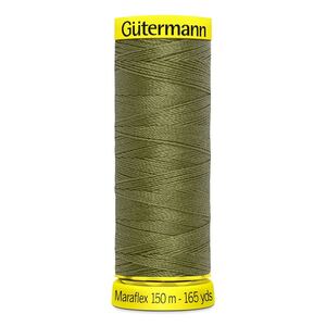 Gutermann Maraflex Elastic Thread 150m #432 DARK KHAKI GREEN