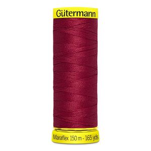Gutermann Maraflex Elastic Thread 150m #46 RASPBERRY RED