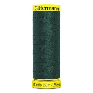 Gutermann Maraflex Elastic Thread 150m #472 VERY DARK FOREST GREEN