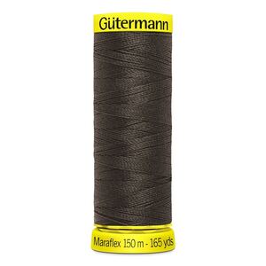 Gutermann Maraflex Elastic Thread 150m #696 BLACK BROWN
