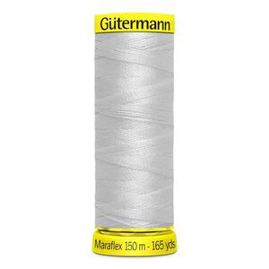 Gutermann Maraflex Elastic Thread 150m #8 SILVER GREY