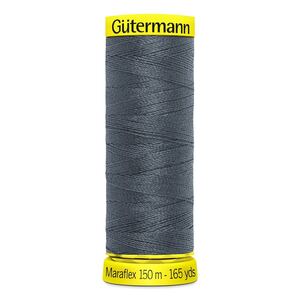 Gutermann Maraflex Elastic Thread 150m #93 DARK PEWTER GREY