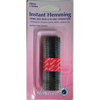 Hemline Instant Hemming, Hems &amp; Seals In One Operation, 20mm x 2 Metres