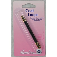 Hemline Coat Loops, Strong Leather Loops For Hanging Jackets etc.