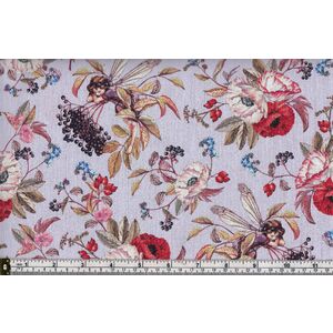 Michael Miller Fabric Elderberry Flower Fairies Lavender DDC8060-LAVE, Per Metre