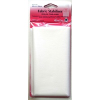 Fabric Stabiliser Iron-On Tear-A-Way, 90cm x 50cm, Fabric Support, Hemline
