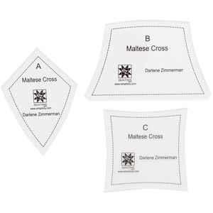 EZ Quilting Maltese Cross Acrylic Tool Ruler (882148)