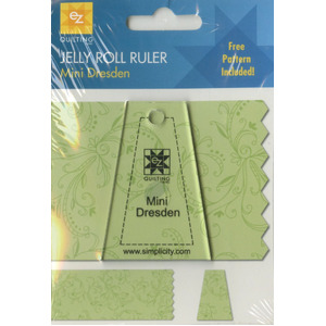 Mini Dresden Jelly Roll Ruler by EZ Quilting (882234)