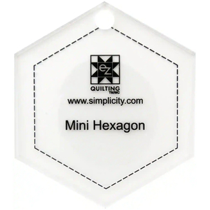 Mini Hexagon Jelly Roll Ruler by EZ Quilting (882236)