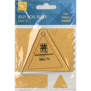 Mini Tri Triangle Jelly Roll Ruler by EZ Quilting (882237)