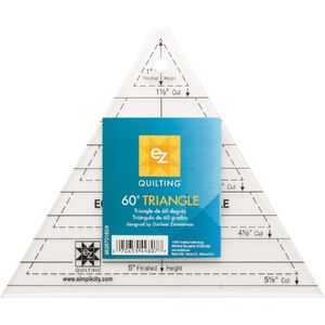 Triangle Shapes 60Degree Equilateral Ruler by EZ Quilting #882670180A