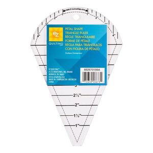 EZ Quilting Petal Shape Triangle Quilt Ruler (882167189A)