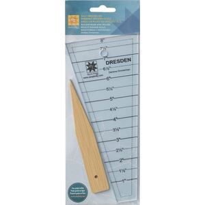 Easy Dresden Set, (Ruler &amp; Creaser), by EZ Quilting (882700)
