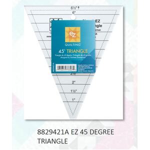 Simpli-EZ 45-Degree Triangle Ruler by EZ Quilting (8829421A)