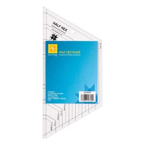 EZ Quilting Half Hex Quilt Ruler (8829468)