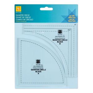 EZ Quilting EZ Quarter Circle Block Quilt Ruler (8829481)