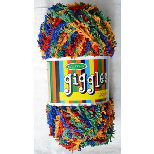 Sullivans Giggles Knitting Yarn, 100g Ball, Bulky Weight, BRIGHT MIX