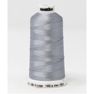 Madeira Classic Rayon 40, #1012 SMOKE GRAY 1000m Embroidery Thread