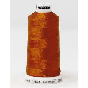 Madeira Classic Rayon 40, #1021 RUST 1000m Embroidery Thread