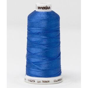 Madeira Classic Rayon 40, #1029 BLUE JAY 1000m Embroidery Thread