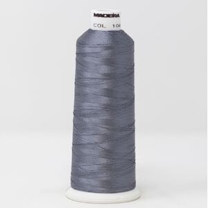 Madeira Classic Rayon 40, #1041 POLISHED PEWTER, Embroidery Thread, 1000m
