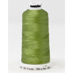 Madeira Classic Rayon 40, #1048 CELERY 1000m Embroidery Thread