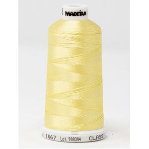 Madeira Classic Rayon 40, #1067 LEMON CHIFFON 1000m Embroidery Thread