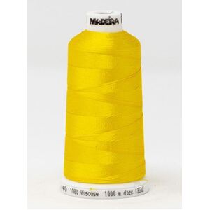 Madeira Classic Rayon 40, #1068 CANARY 1000m Embroidery Thread